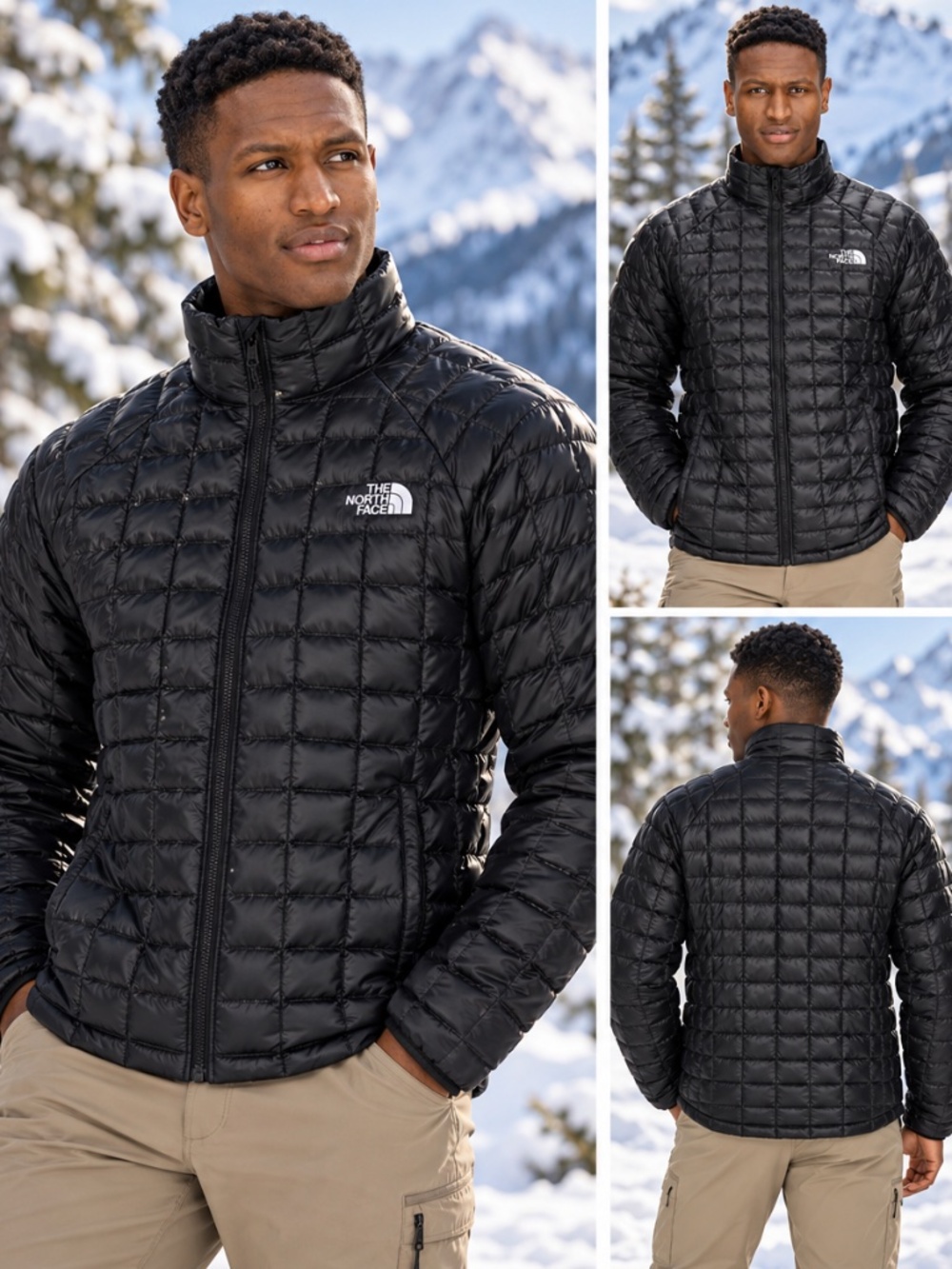 The North Face ThermoBall Black Jacket - Men's XS NWT
